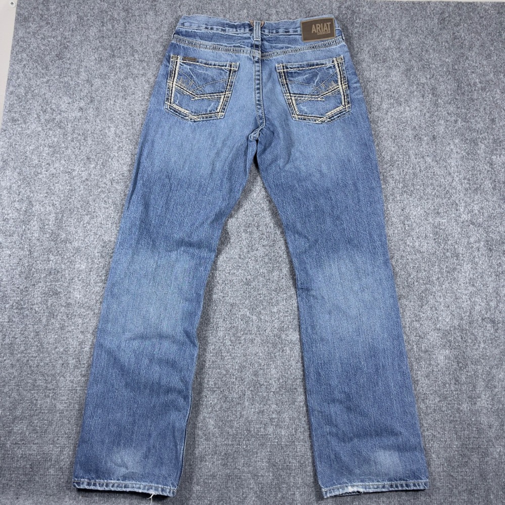 Ariat M5 Gambler Jeans Mens 31x33 Ridgeline Straight Leg Embroidered